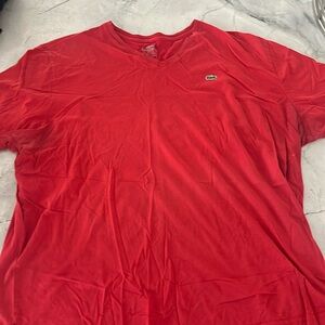 Red V- Neck - Lacoste V-Neck - 9